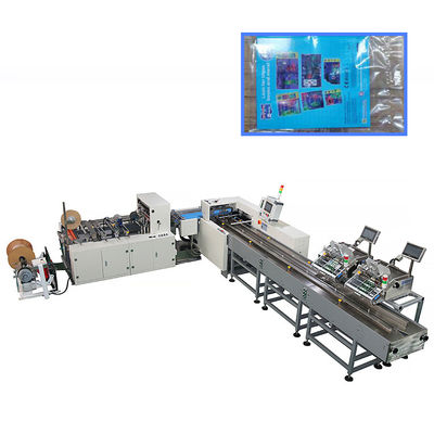 Plastic Self Adhesive Bag Xerox Post Flow Wrap Packing Machine