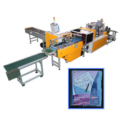 OPP/PE Self Adhesive Bag Packing Machine For Product Guarantee Card